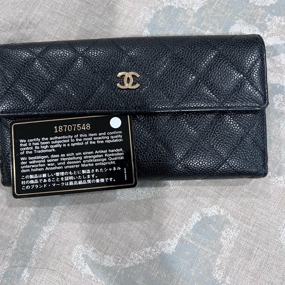 (Sold) Chanel long wallet